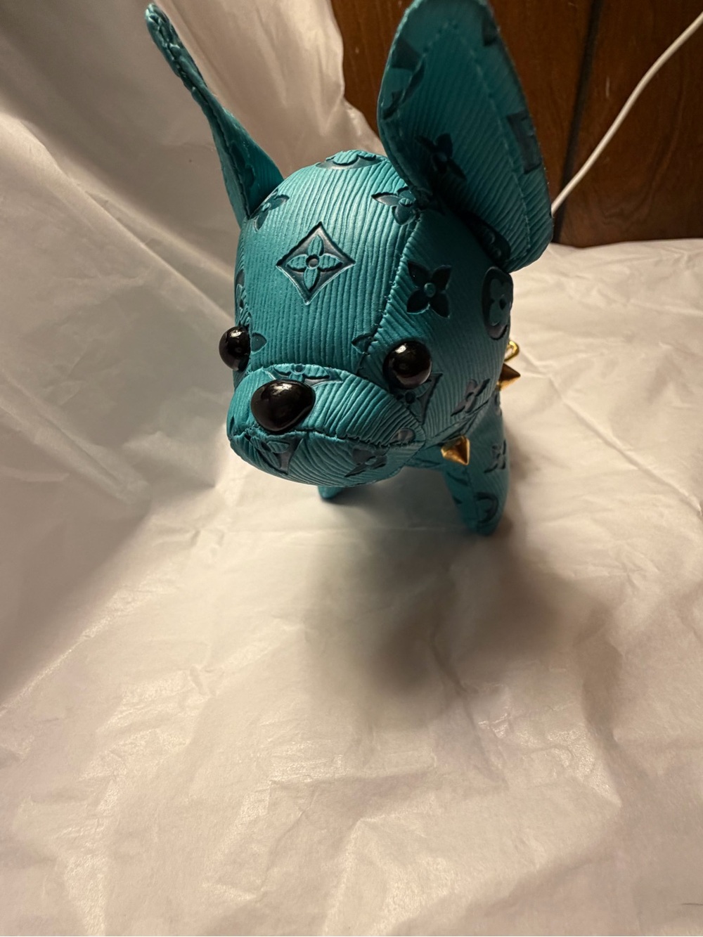 French Bulldog bag charm/keychain designer inspired - Gem